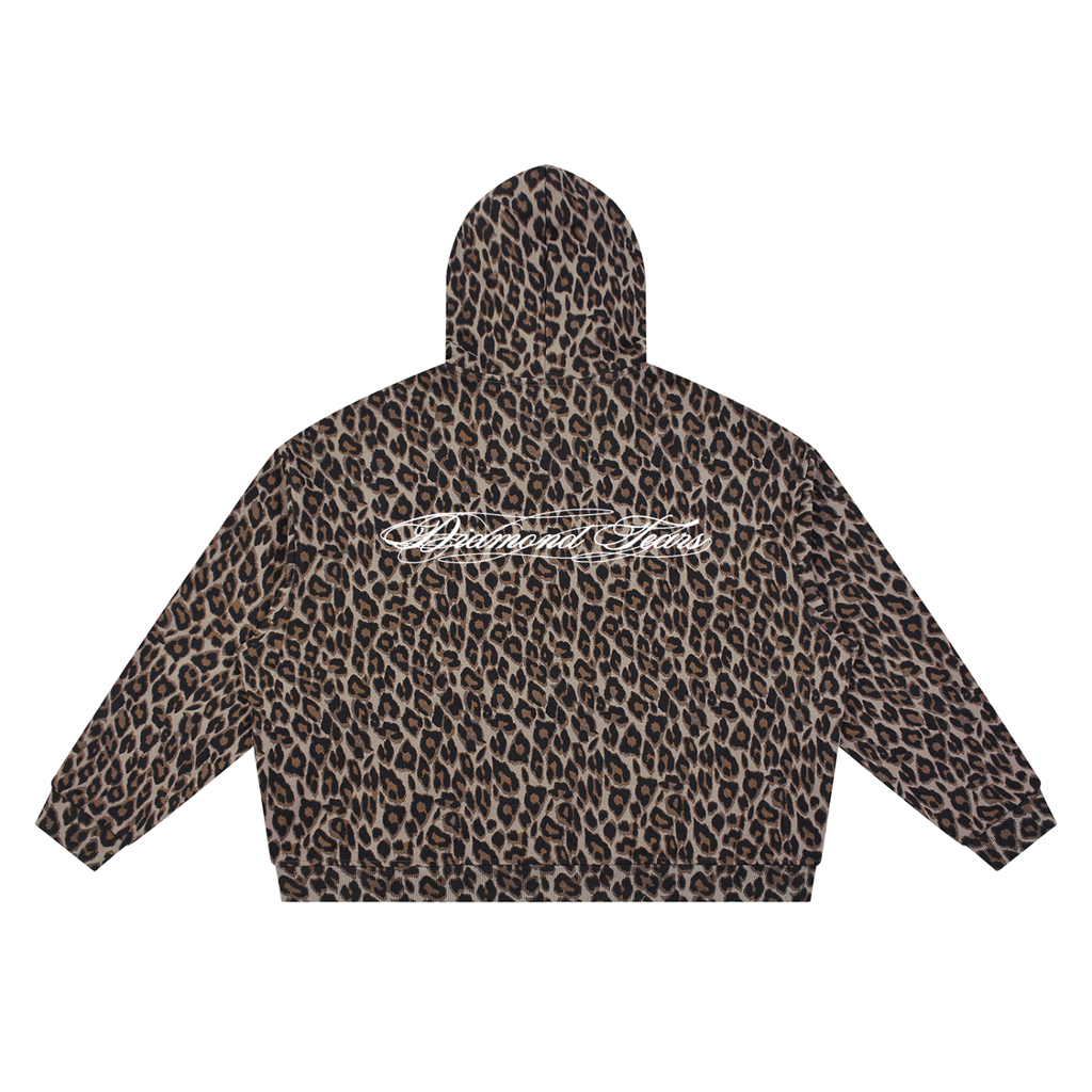 Leopard "DT" Zip Hoodie