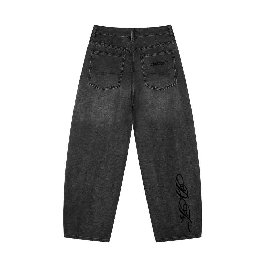 Sunfade Vintage Wash "DT" Denim Jeans