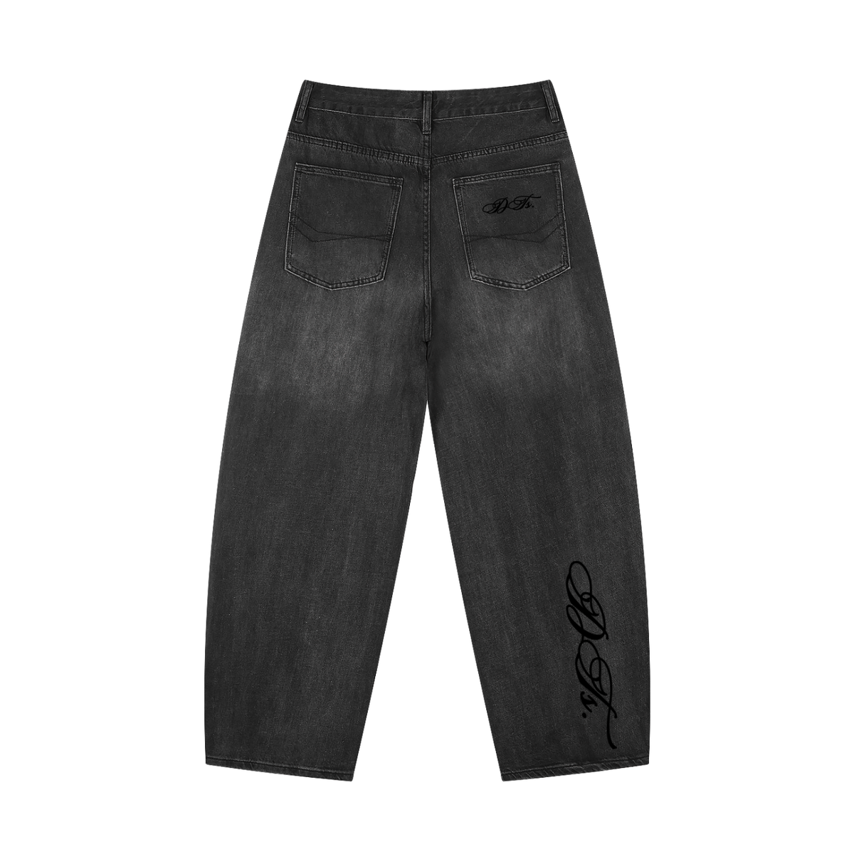 Sunfade Vintage Wash "DT" Denim Jeans