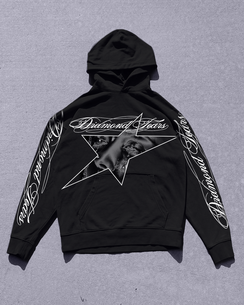 (NEW) Diamond Tears Star Hoodie