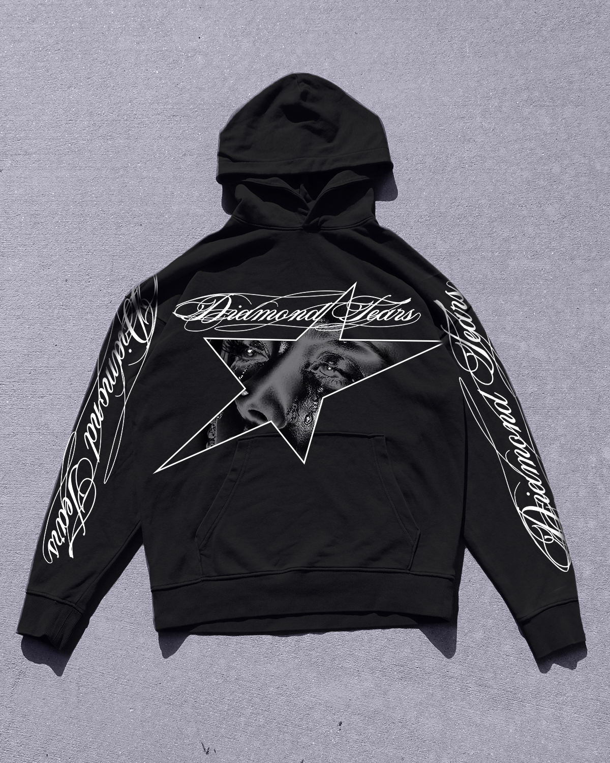 (NEW) Diamond Tears Star Hoodie