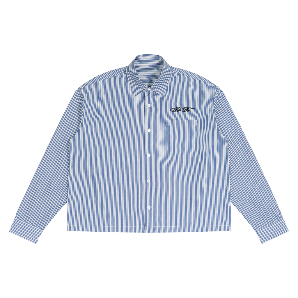 Unisex Boxy Striped Shirt