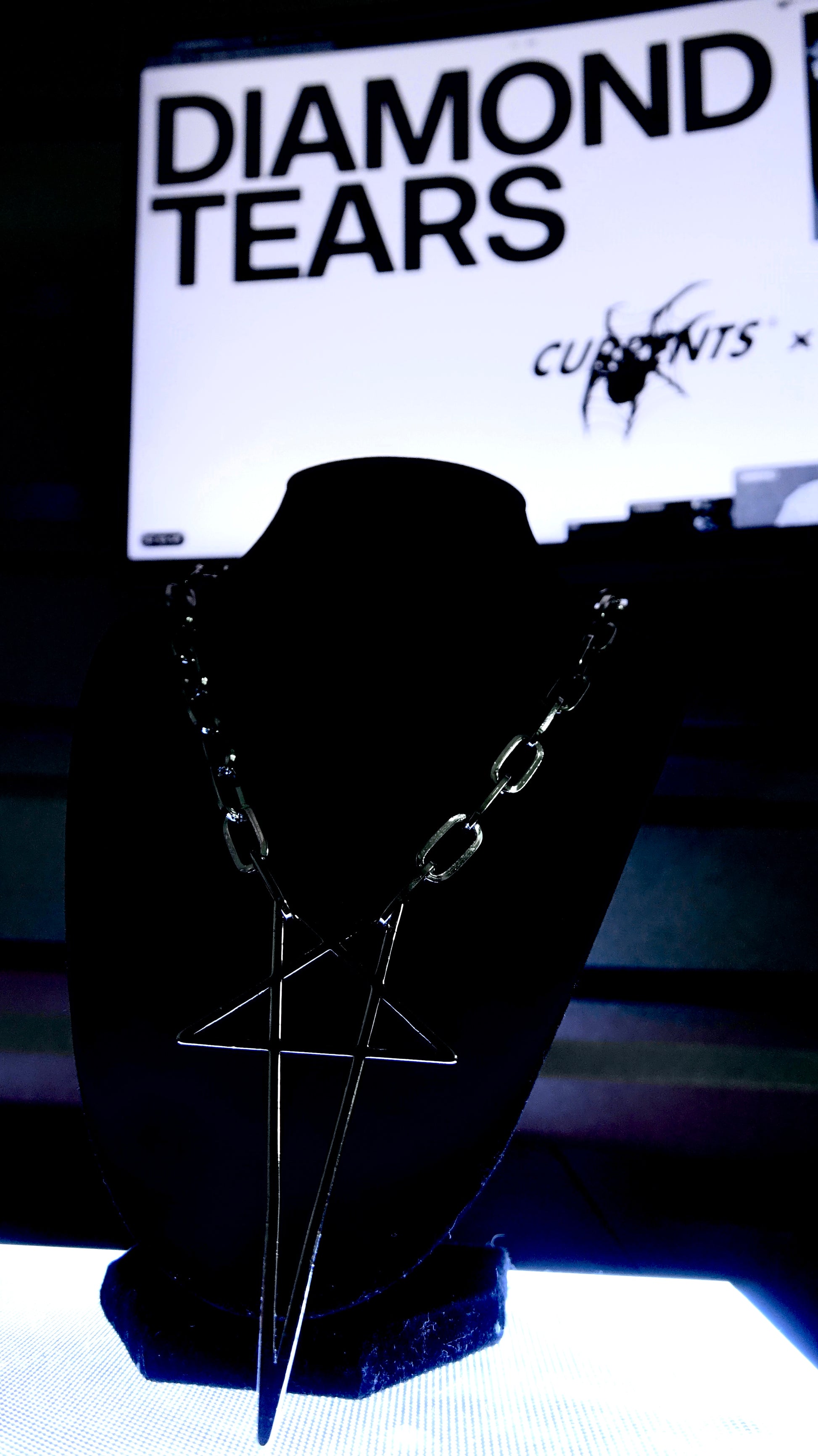 Chrome Star Chain Necklace