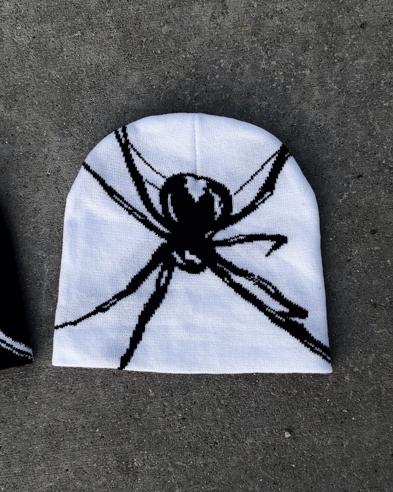 Spider Beanie White