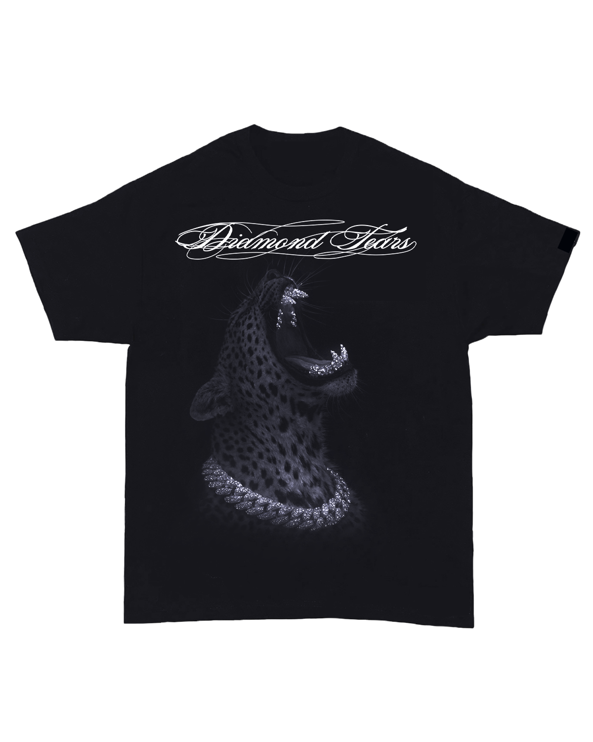 (NEW) Diamond Tears Leopard Tee