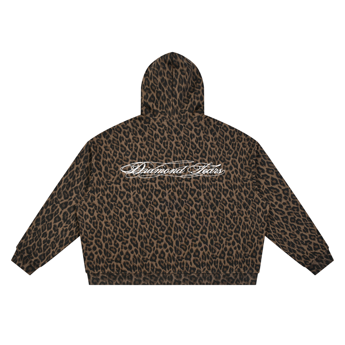 Leopard "DT" Zip Hoodie
