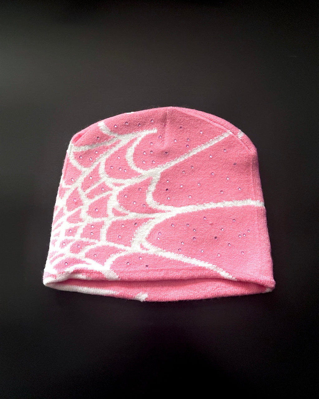 BUY 1 GET 1 FREE Rhinestone Web Beanie