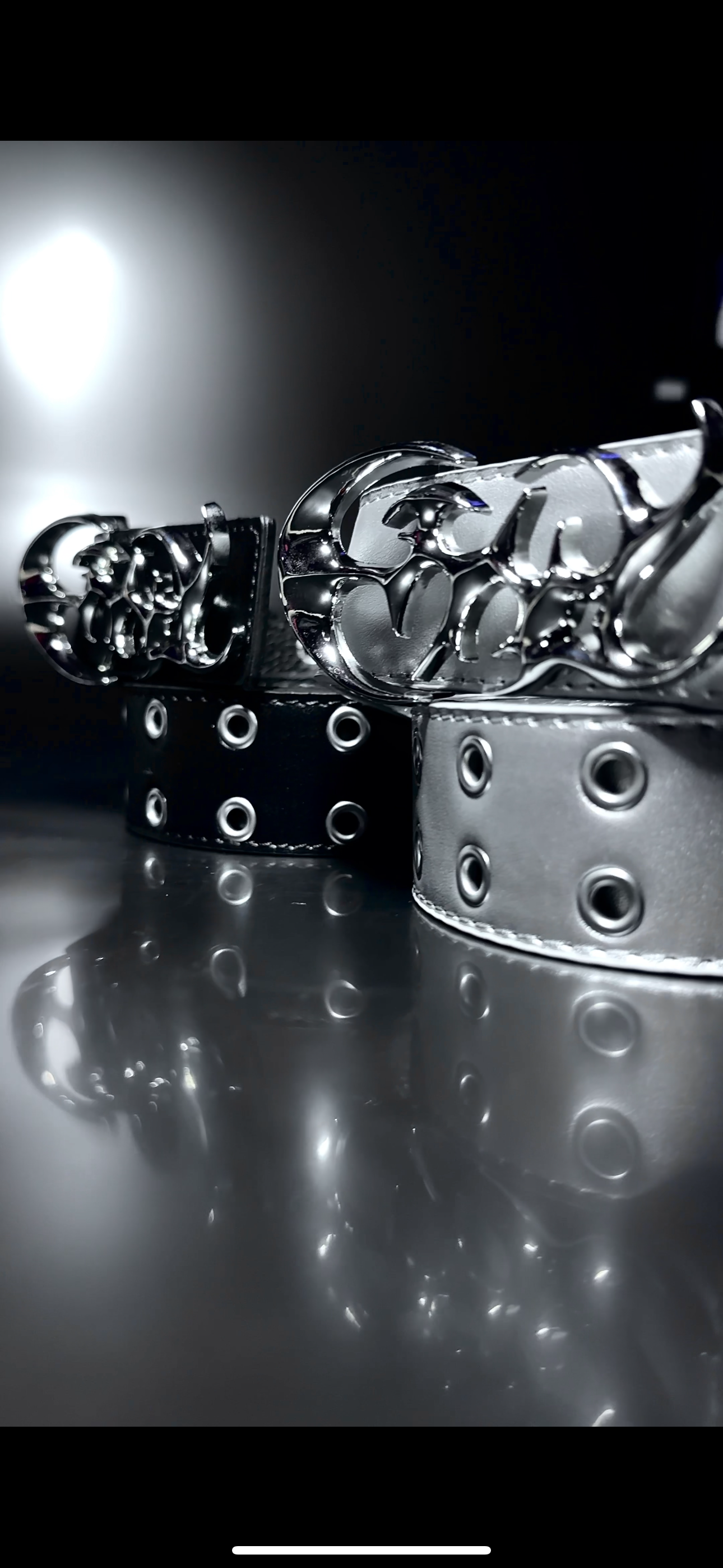 Cyber Chrome Belt V2