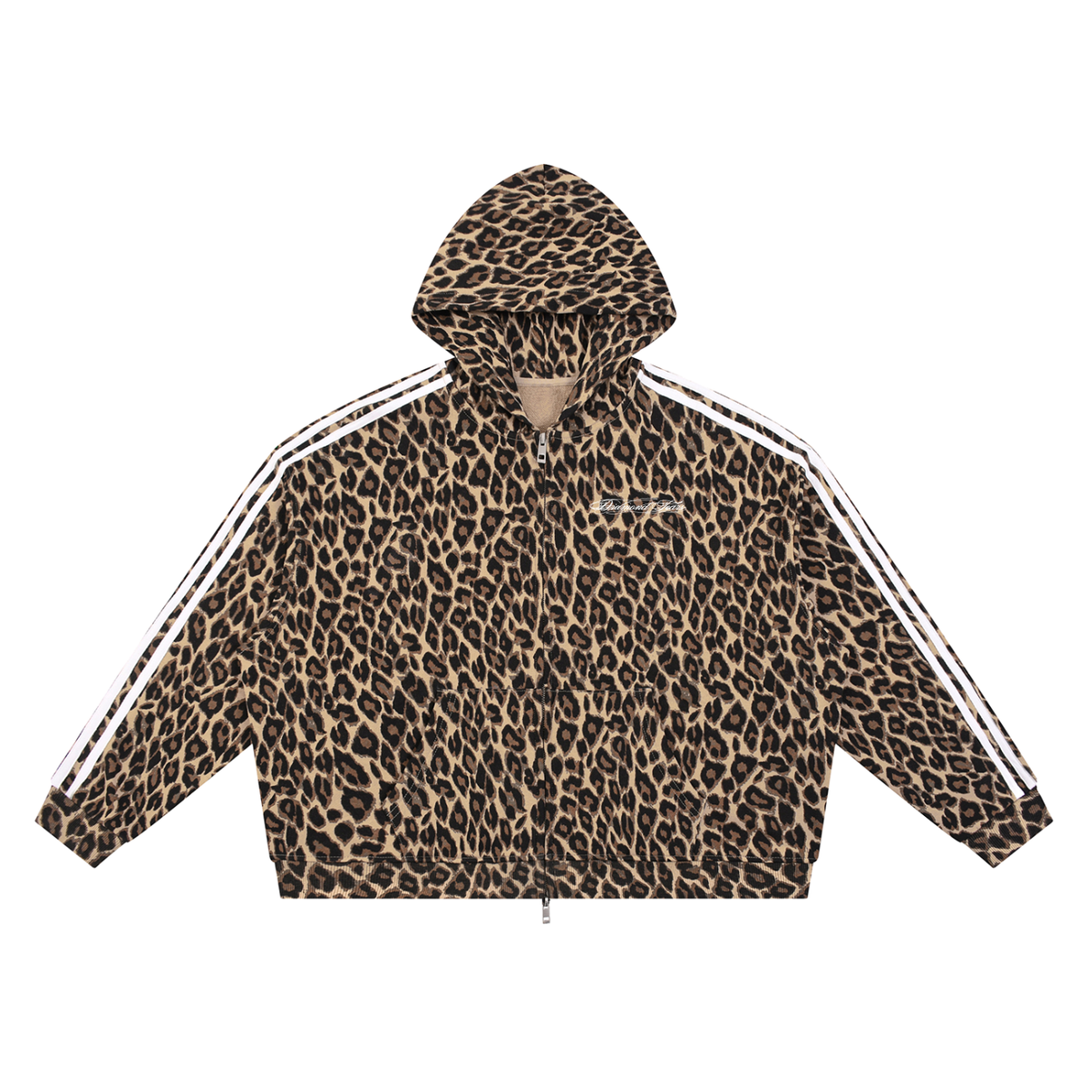 Leopard "DT" Zip Hoodie