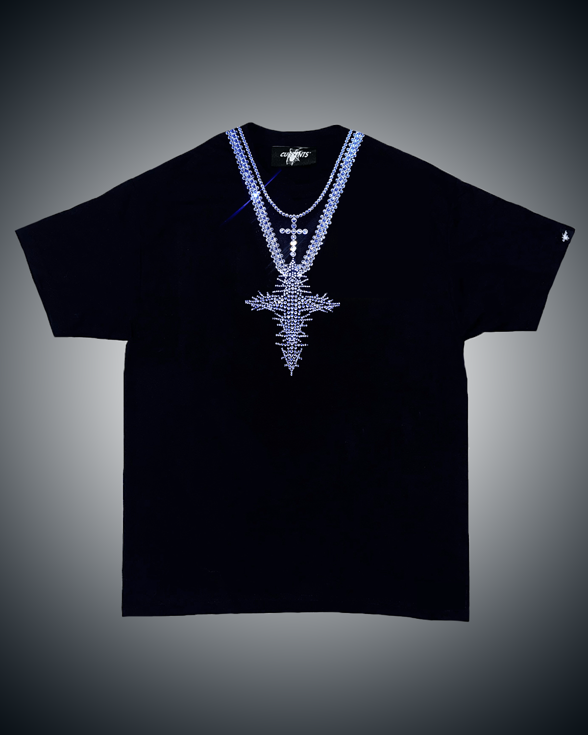(NEW) Rhinestone Double Cross Tee 💎