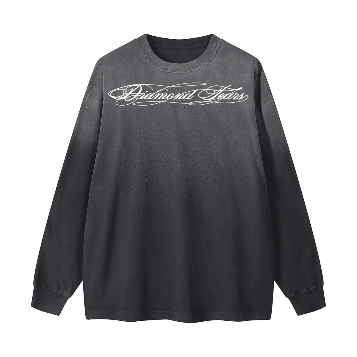 Gradient Washed Long Sleeve T-Shirt