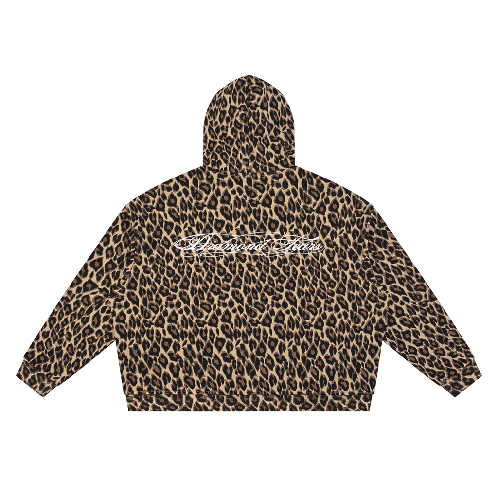 Leopard "DT" Zip Hoodie