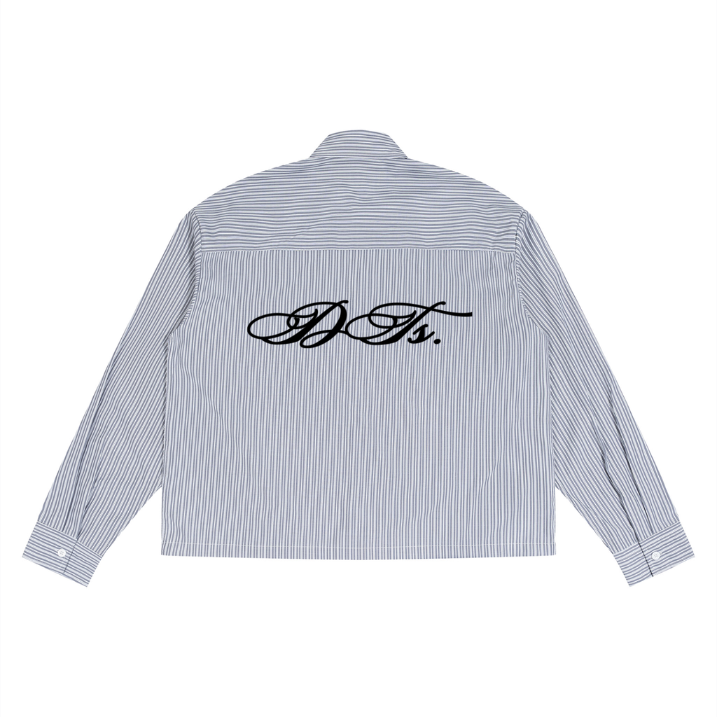 Unisex Boxy Striped Shirt