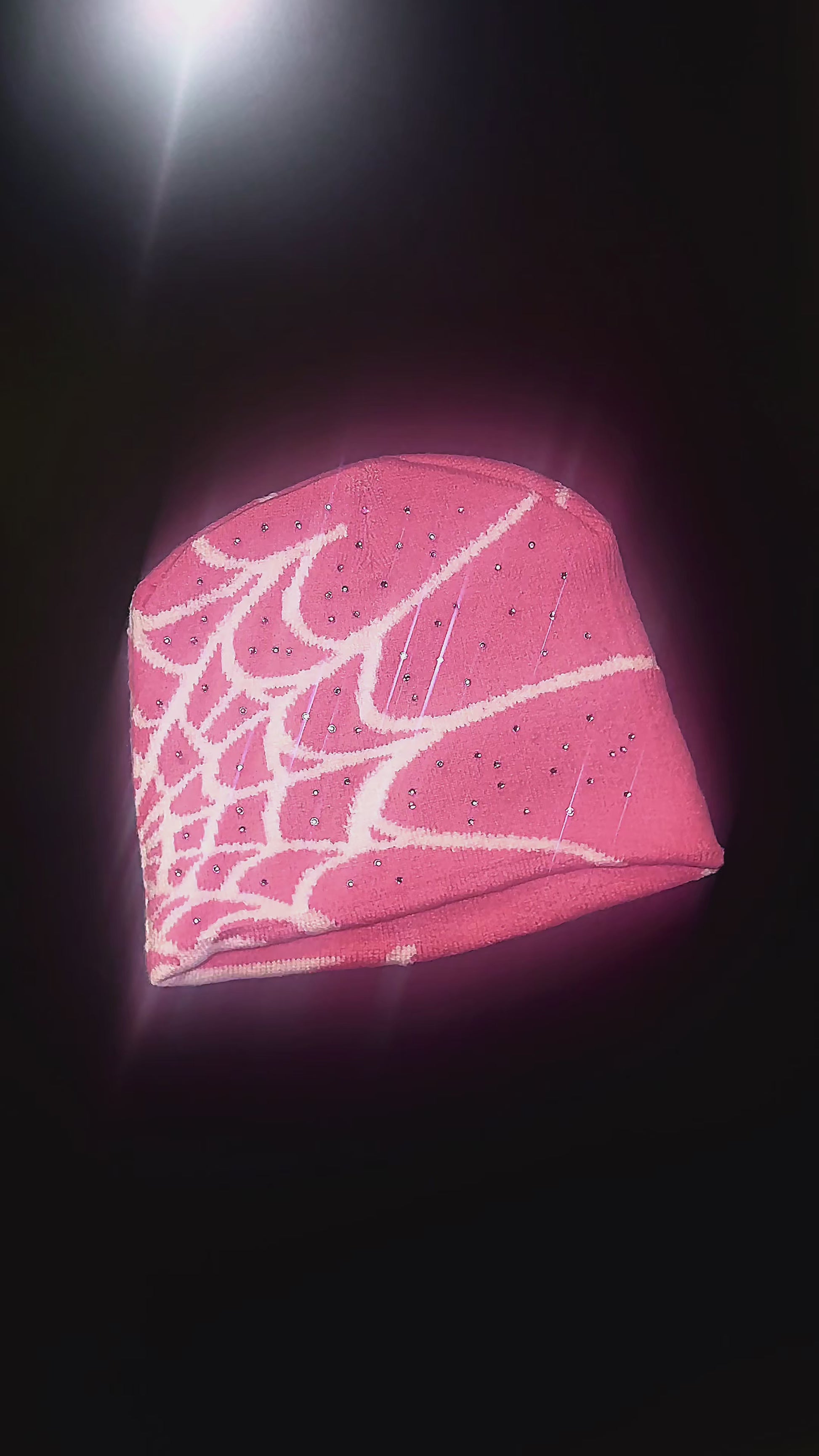 BUY 1 GET 1 FREE Rhinestone Web Beanie
